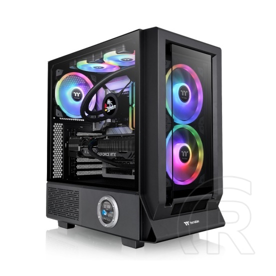 Thermaltake Ceres 350 MX Black (táp nélküli, E-ATX, ablakos, Mid Tower, fekete)
