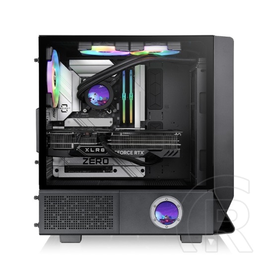 Thermaltake Ceres 350 MX Black (táp nélküli, E-ATX, ablakos, Mid Tower, fekete)