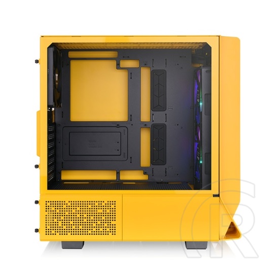 Thermaltake Ceres 350 MX Bumblebee (táp nélküli, E-ATX, ablakos, Mid Tower, sárga)