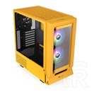 Thermaltake Ceres 350 MX Bumblebee (táp nélküli, E-ATX, ablakos, Mid Tower, sárga)