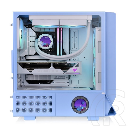 Thermaltake Ceres 350 MX Hydrangea Blue (táp nélküli, E-ATX, ablakos, Mid Tower, kék)