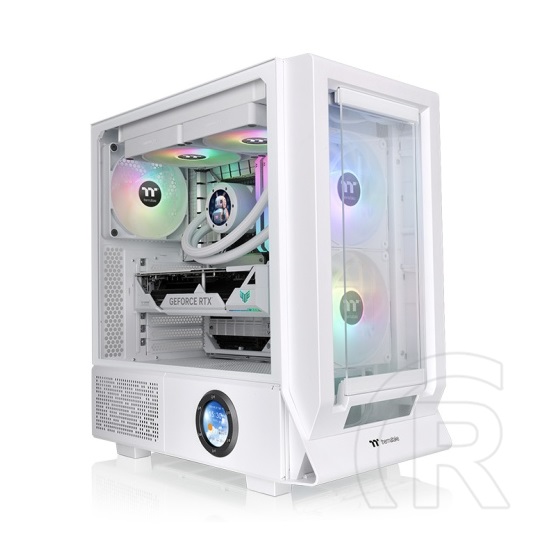 Thermaltake Ceres 350 MX Snow White (táp nélküli, E-ATX, ablakos, Mid Tower, fehér)
