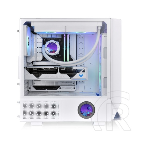 Thermaltake Ceres 350 MX Snow White (táp nélküli, E-ATX, ablakos, Mid Tower, fehér)