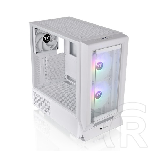 Thermaltake Ceres 350 MX Snow White (táp nélküli, E-ATX, ablakos, Mid Tower, fehér)