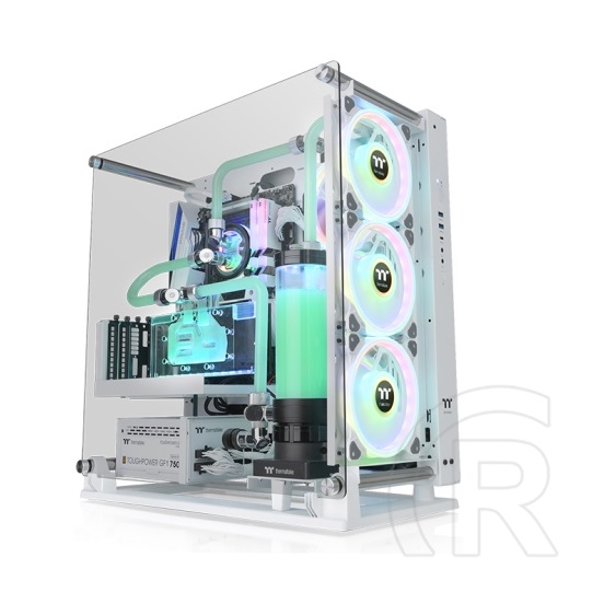 Thermaltake Core P3 TG Pro Snow (táp nélküli, E-ATX, ablakos, Mid Tower, fehér)