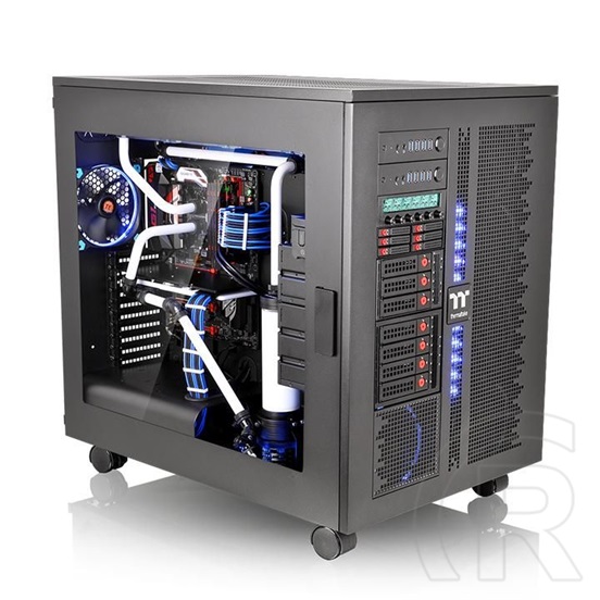 Thermaltake Core W200 (nagy torony, XL-ATX, ablakos, fekete)