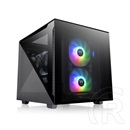 Thermaltake Divider 200 TG (táp nélküli, mATX, ablakos, MT Mini Tower, fekete)
