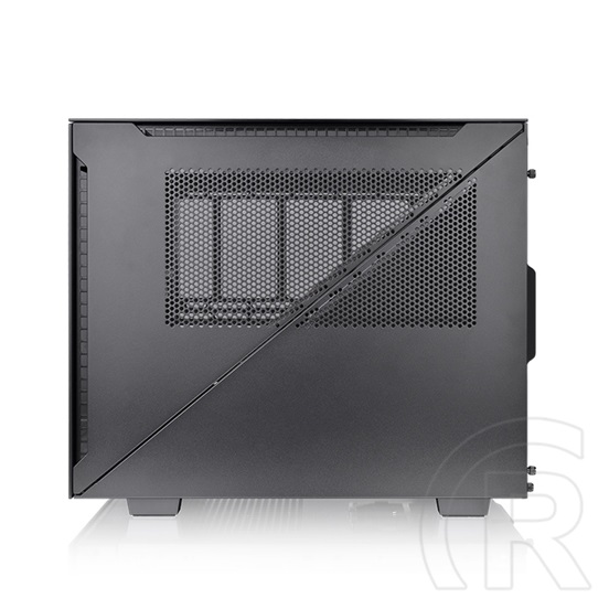Thermaltake Divider 200 TG (táp nélküli, mATX, ablakos, MT Mini Tower, fekete)