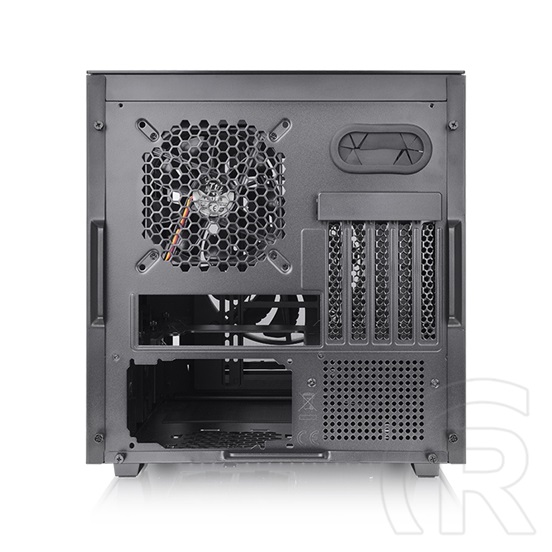 Thermaltake Divider 200 TG (táp nélküli, mATX, ablakos, MT Mini Tower, fekete)
