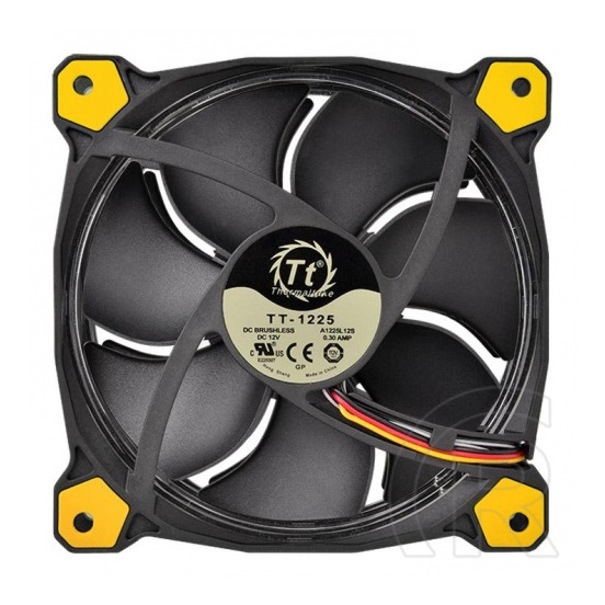 Thermaltake Riing 12 Yellow LED hűtő ventilátor (120 mm)