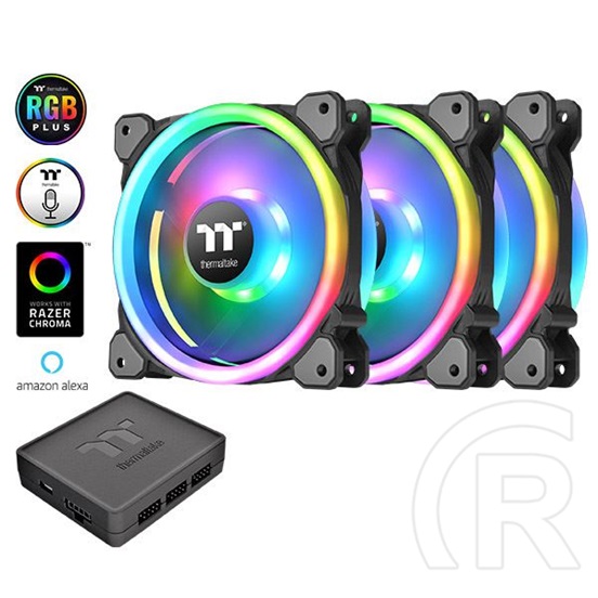 Thermaltake Riing Trio 12 RGB LED TT Premium Edition hűtő ventilátor (3x120 mm) + LED kontroller