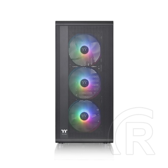 Thermaltake S200 TG ARGB (táp nélküli, ATX, ablakos, Mid Tower, fekete)