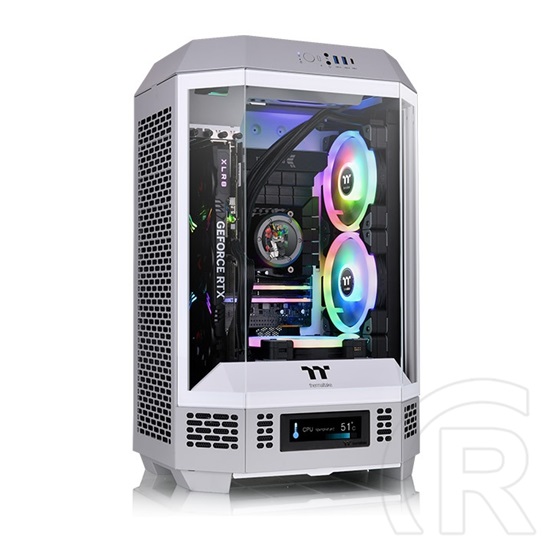 Thermaltake The Tower 300 Limestone táp nélküli MT Mini Tower számítógépház szürke