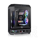 Thermaltake The Tower 600 Black (táp nélküli, ATX, ablakos, Mid Tower, fekete)