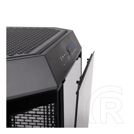 Thermaltake The Tower 600 Black (táp nélküli, ATX, ablakos, Mid Tower, fekete)