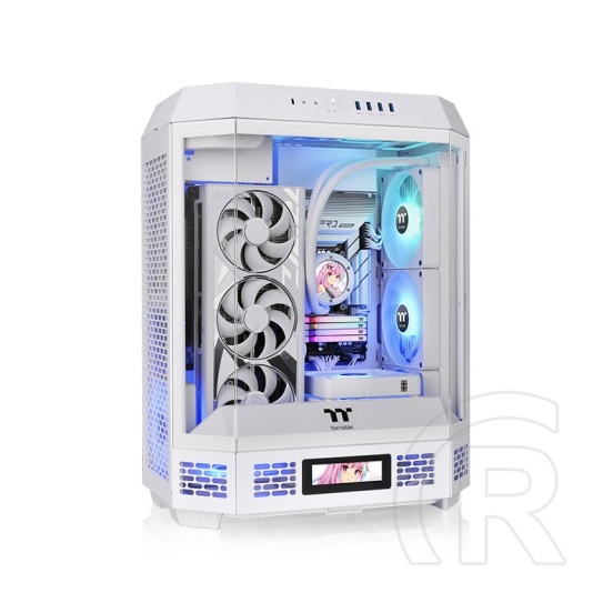Thermaltake The Tower 600 Snow (táp nélküli, ATX, ablakos, Mid Tower, fehér)