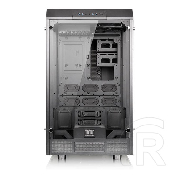 Thermaltake The Tower 900 Vertical Super Tower (nagy torony, EATX, ablakos, fekete)