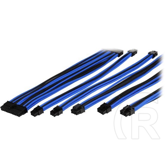 Thermaltake TtMod Sleeve moduláris tápkábel kit 30 cm (fekete-kék)