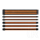 Thermaltake TtMod Sleeve moduláris tápkábel kit 30 cm (fekete-narancs)