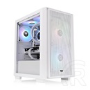 Thermaltake Versa H16 TG ARGB Snow (táp nélküli, mATX, ablakos, MT Mini Tower, fehér)