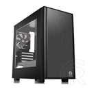 Thermaltake Versa H17 (mini torony, mATX, ablakos, fekete)