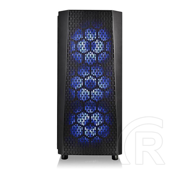 Thermaltake Versa J24 RGB (ATX, ablakos, fekete)