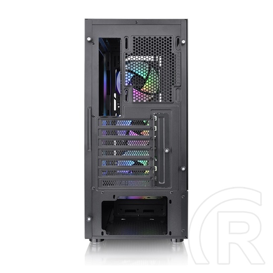 Thermaltake View 200 TG ARGB (táp nélküli, ATX, ablakos, Mid Tower, fekete)
