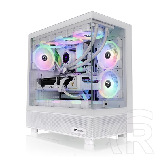 Thermaltake View 270 TG ARGB Snow (táp nélküli, E-ATX, ablakos, Mid Tower, fehér)