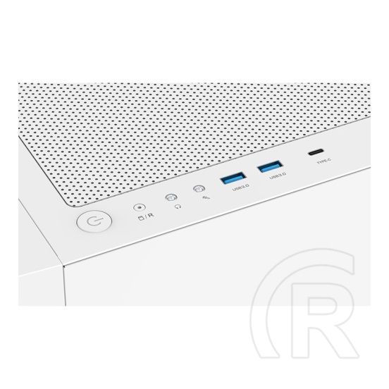 Thermaltake View 290 TG ARGB táp nélküli ablakos Mid Tower számítógépház fehér