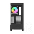 Thermaltake View 290 TG ARGB táp nélküli ablakos Mid Tower számítógépház fekete