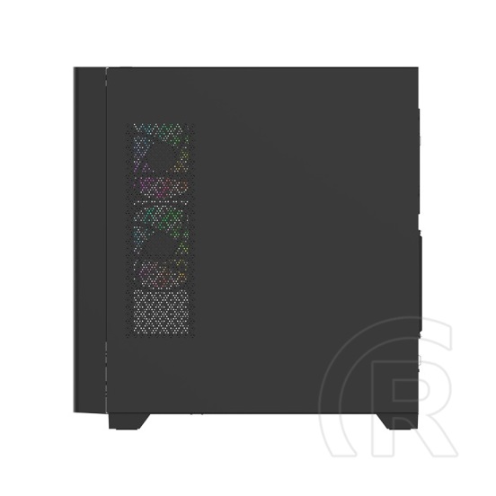 Thermaltake View 290 TG ARGB táp nélküli ablakos Mid Tower számítógépház fekete