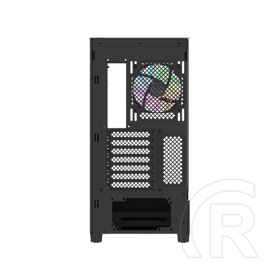Thermaltake View 290 TG ARGB táp nélküli ablakos Mid Tower számítógépház fekete