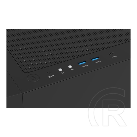 Thermaltake View 290 TG ARGB táp nélküli ablakos Mid Tower számítógépház fekete