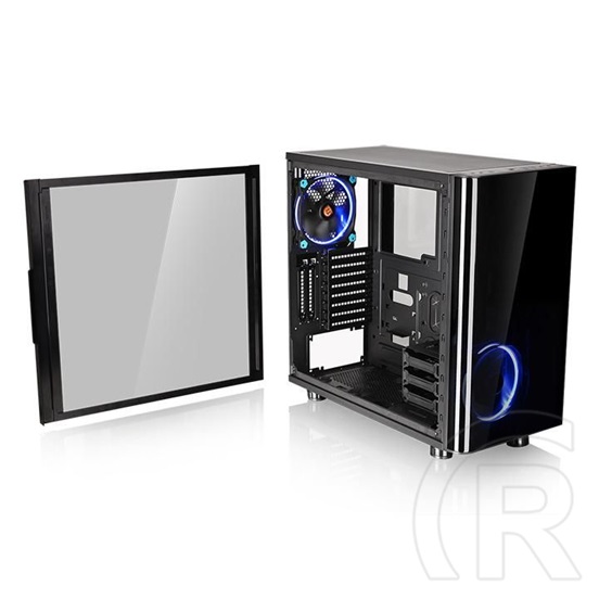 Thermaltake View 31 Tempered Glass Edition (midi torony, ATX, ablakos, fekete)