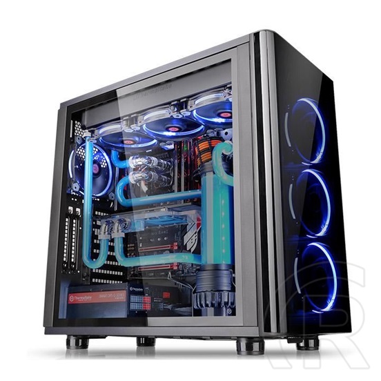 Thermaltake View 31 Tempered Glass Edition (midi torony, ATX, ablakos, fekete)