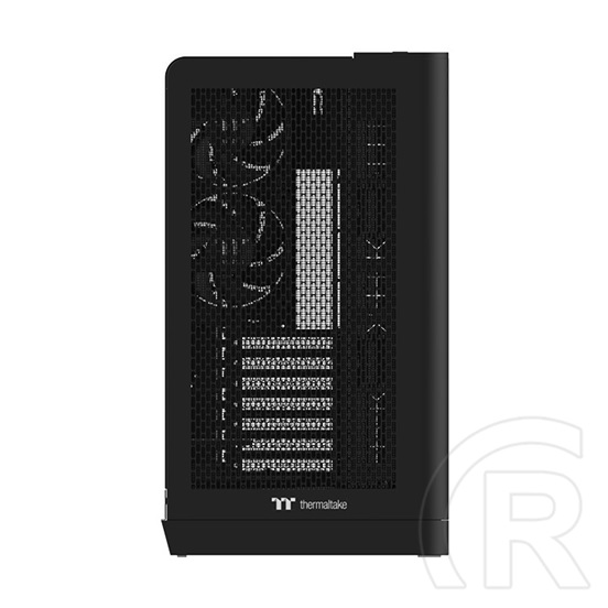 Thermaltake View 390 Air táp nélküli ablakos Mid Tower számítógépház fekete