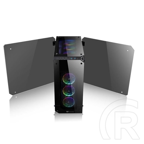 Thermaltake View 71 TG Edition (nagy torony, EATX, ablakos, fekete)