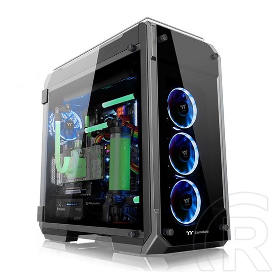 Thermaltake View 71 TG Edition (nagy torony, EATX, ablakos, fekete)