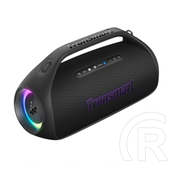 Tronsmart bang 2 bluetooth hordozható hangszóró (v5.3, ipx6 vízálló, 90w, aux kimenet, led fény) fekete