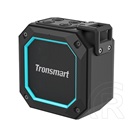 Tronsmart groove 2 bluetooth hordozható hangszóró (v5.3, 10w teljesítmény, led világítás) fekete