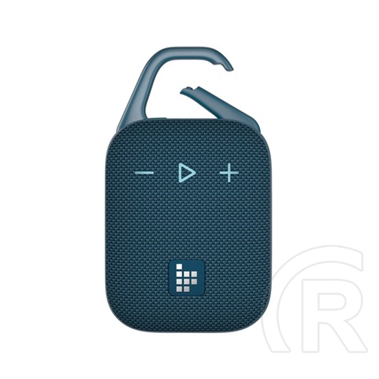 Tronsmart mirtune h1 bluetooth hordozható hangszóró (v5.3, 2000mah belső akku, 50w, ipx7 vízálló, karabíner) sötétkék