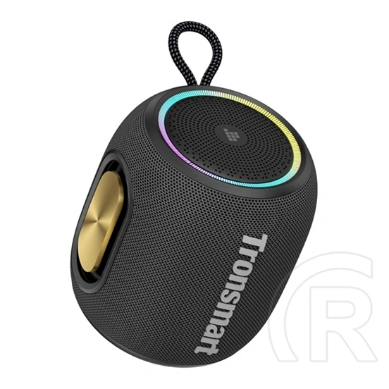 Tronsmart t8 mini bluetooth hordozható hangszóró (v5.0, 10w, led fény, ipx5 vízálló) fekete
