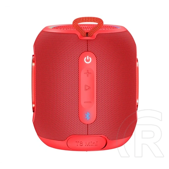 Tronsmart t8 mini bluetooth hordozható hangszóró (v5.0, 10w, led fény, ipx5 vízálló) piros