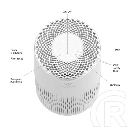 TrueLife Air Purifier P3 Légtisztító