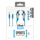 Trust Fit Sports fülhallgató (kék)
