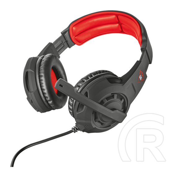 Trust GXT 310 mikrofonos fejhallgató (fekete-piros)