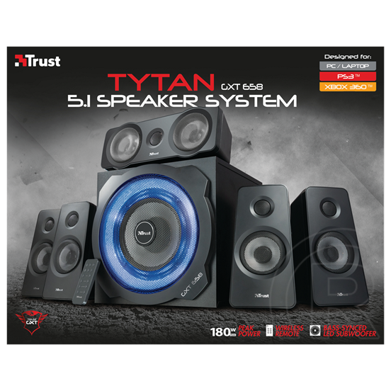 Trust GXT 658 Tytan 5.1 aktív hangszóró