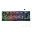Trust GXT 860 Thura gamer billentyűzet (US, fekete)