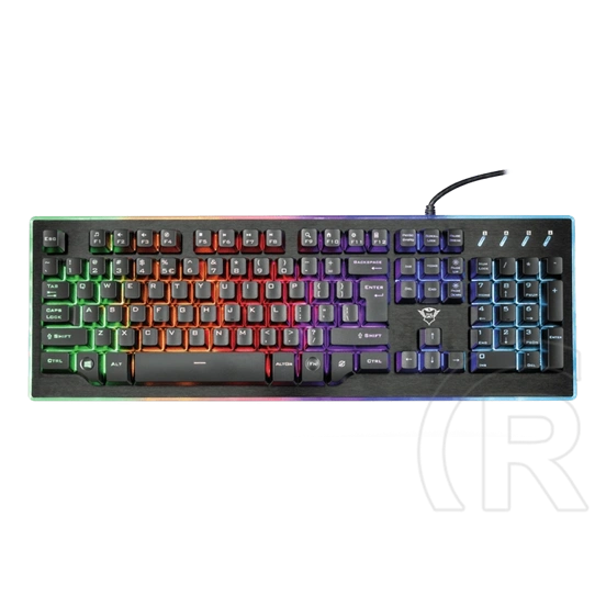 Trust GXT 860 Thura gamer billentyűzet (US, fekete)