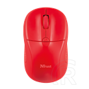 Trust Primo cordless optikai egér (USB, piros)